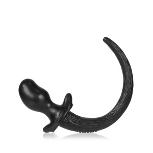 Beagle Puppy Tail Buttplug Black Medium