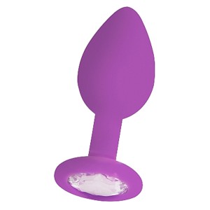 Diamond Butt Plug Regular Purple