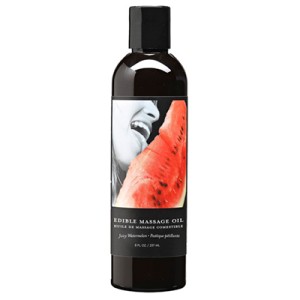 Edible Massage Oil Watermelon  8 Fl Oz / 237 Ml