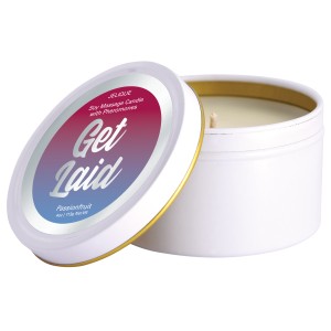 Mood Candles Get Laid Pheromone Massage Candle Passion Fruit 4oz | 113g
