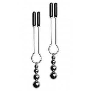 Xr Ms Adorn Triple Bead Nipple Clamp Set