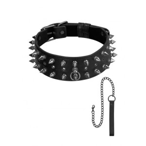 Shots Toys Skulls & Bones Neck Chain W Leash