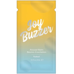 Joy Buzzer Flavor Free Arousal Balm Naked Foil 0.13 Floz | 4 Ml