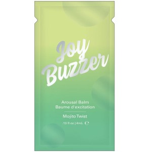 Joy Buzzer Clitoral Arousal Balm Mojito Twist Foil 0.13 Floz  L 4 Ml