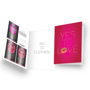 Naughty Notes Yes To Love...no To Clothes!