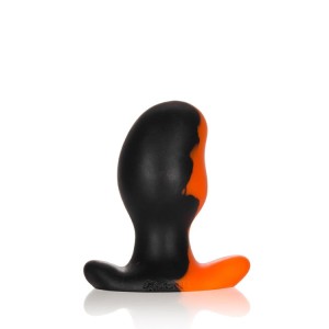 Ergo, Buttplug Black Orange Swirl Medium