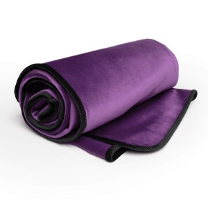 Fascinator Lush Throw  Purple Microvelvet King Size