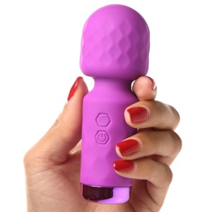 10x Mini Silicone Wand Purple