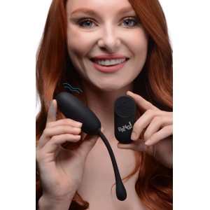 Remote Control 28x Silicone Plush Egg Black
