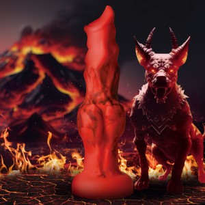 Fire Hound Silicone Dildo Large