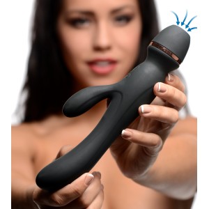 Shegasm Supreme 3 In 1 Silicone Suction Rabbit Vibe