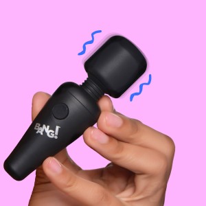 10x Ultra Powerful Silicone Mini Wand Black