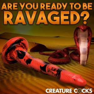 King Cobra Silicone Dildo 14 Inch
