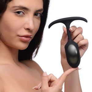 Premium Silicone Weighted Anal Plug Medium