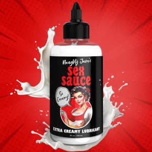 Naughty Janes Sex Sauce Extra Creamy Lubricant 8oz