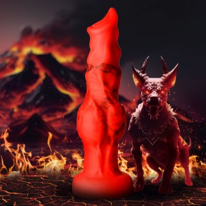 Fire Hound Silicone Dildo Medium