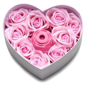 The Rose Lovers Gift Box 10x Clit Suction Rose Pink