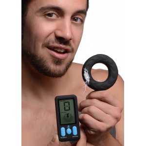 E-stim Pro Silicone Vibrating Cock Ring 1.5 Inch