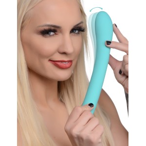 5 Star 9x Come-hither G-spot Silicone Vibrator Teal
