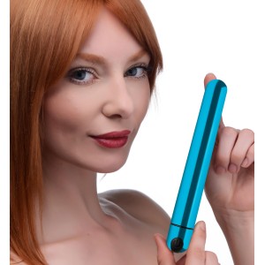 10x Slim Metallic Bullet Blue