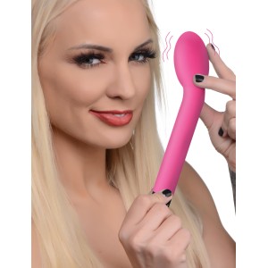 10x Silicone G-spot Vibrator Pink