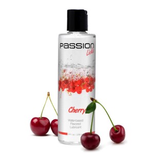 Passion Licks Cherry Water Based Flavored Lube 8 Oz