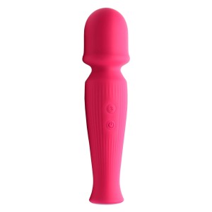 10x Silicone Wand Massager Magenta