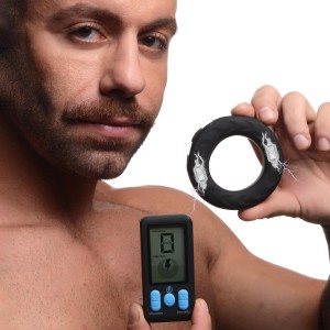 E-stim Pro Silicone Vibrating Cock Ring 2 Inch