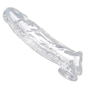 Realistic Clear Penis Enhancer And Ball Stretcher