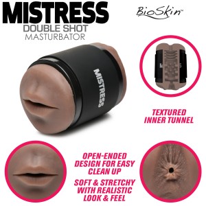 Double Shot Ass And Mouth Stroker Dark