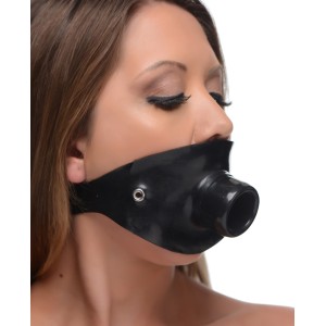 Rubber Open Mouth Piss Gag