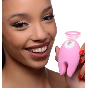 Sucky Bunny Silicone Clitoral  Stimulator Pink