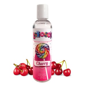 Lollicock 4 Oz. Water-based Flavored Lubricant Cherry