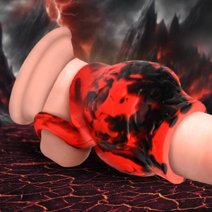 Hell Hound Silicone Girth Enhancer With Ball Strap Medium