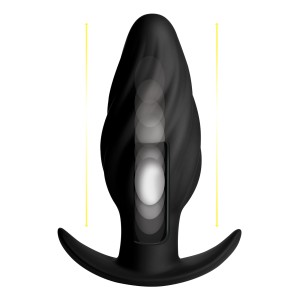 Kinetic Thumping 7x Swirled Anal Plug