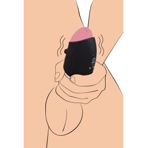 10x Pleasure Stroke Vibrating Silicone Penis Sleeve