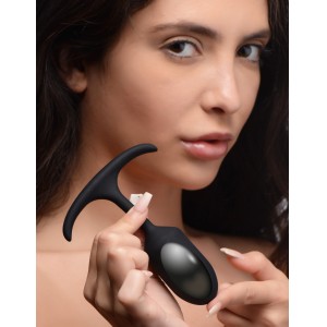 Premium Silicone Weighted Anal Plug Small