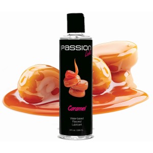 Passion Licks Caramel Water Based Flavored Lubricant 8 Oz