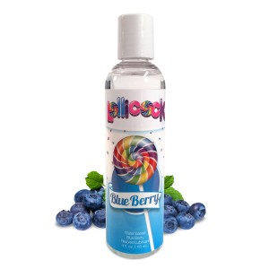Lollicock 4 Oz. Water-based Flavored Lubricant Blue Berry