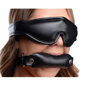Padded Blindfold And Gag Set