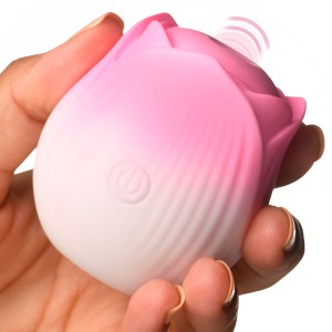 Pulsing Petals Throbbing Rose Clit Stimulator Pink