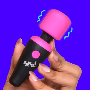 10x Ultra Powerful Silicone Mini Wand Pink