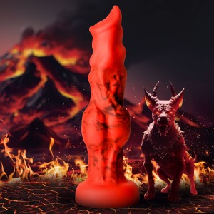 Fire Hound Silicone Dildo Small
