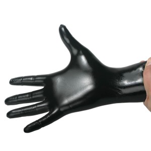 Black Nitrile Examination Gloves Large 100 Count