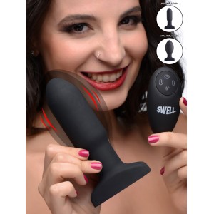 Worlds First Remote Control Inflatable 10x Vibrating Missile Silicone Anal Plug