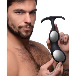Premium Silicone Weighted Prostate Plug Xl