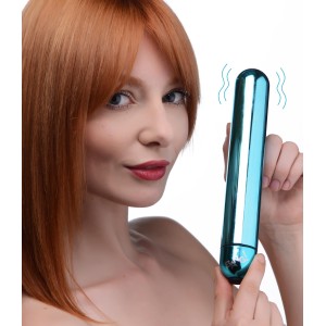 Xl Vibrating Metallic Bullet Blue