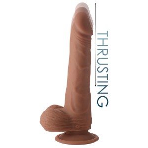 Thrusting And Vibrating 8 Inch Dildo Medium