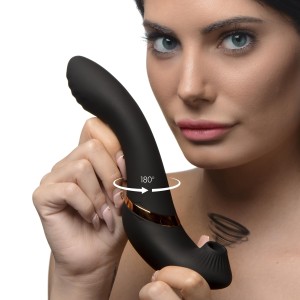 7x Swivel Sucker 180 Rotating Silicone Suction Vibrator