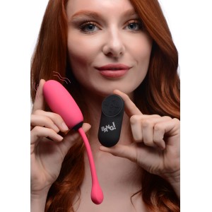 Remote Control 28x Silicone Plush Egg Pink